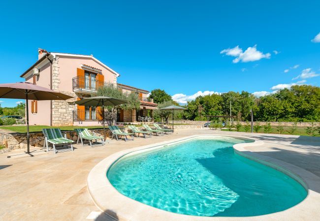 Villa a Radetici - Villa Marijanin vrt with pool in Tinjan, istria
