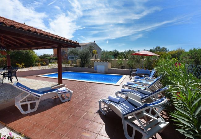Cherry House in Istria, Visnjan Cherry House garden and pool